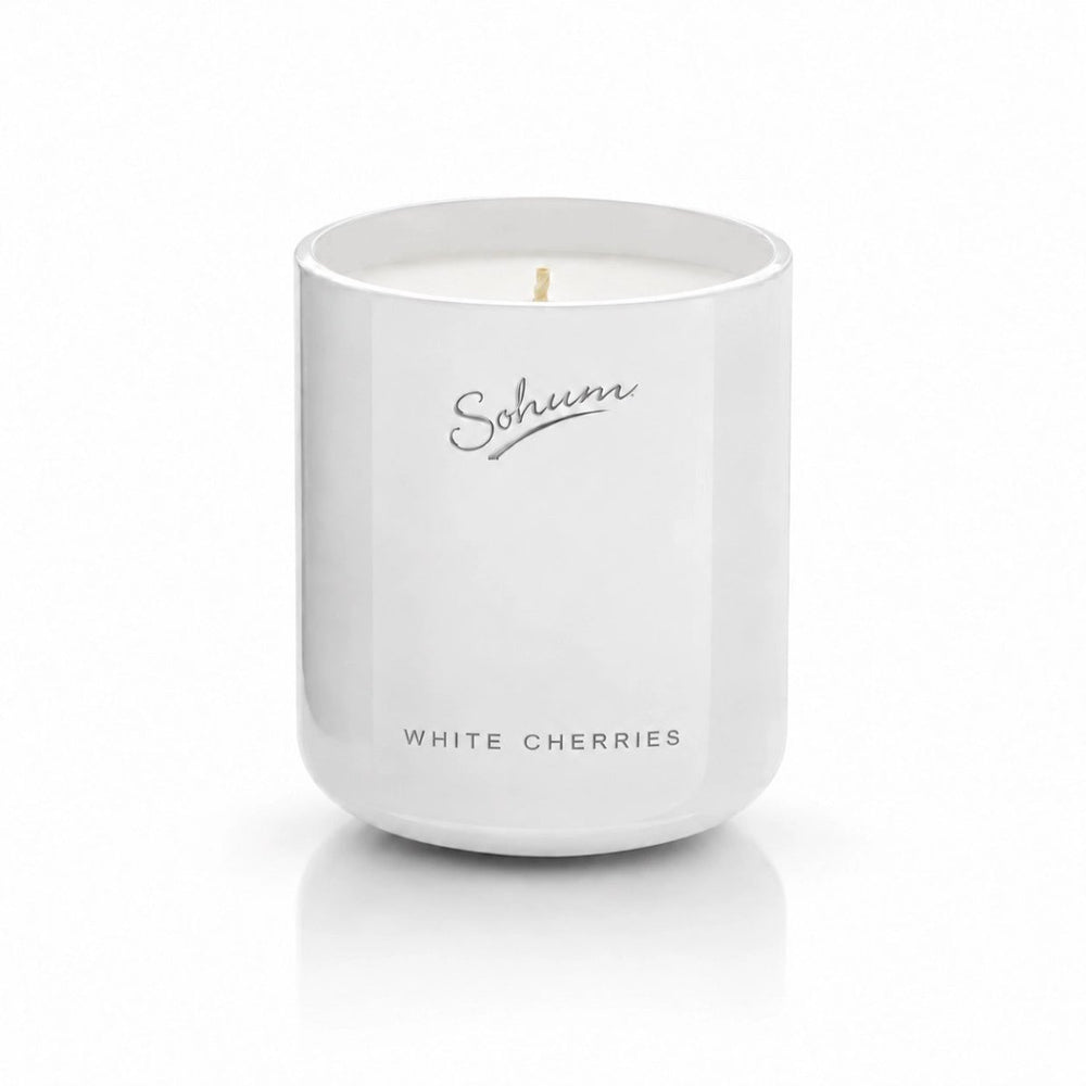 Sohum White Cherry Christmas Candle-Candles-Sohum