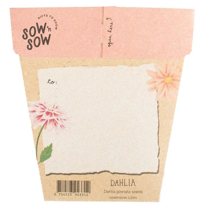 Sow n Sow Gift of Seeds - Dahlia - Seeds - Sow n Sow