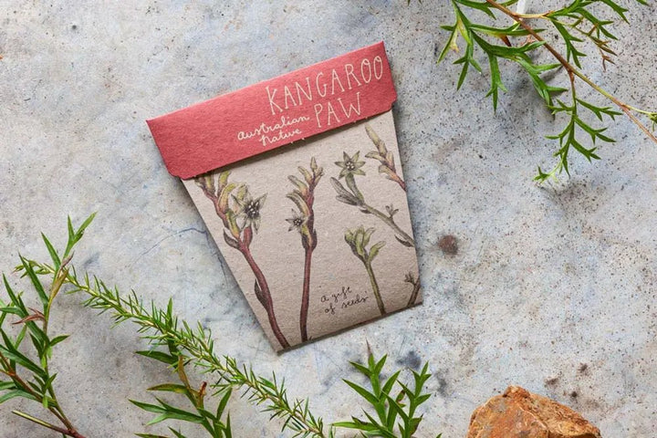 Sow n Sow Gift of Seeds - Kangaroo Paw - Greeting Card