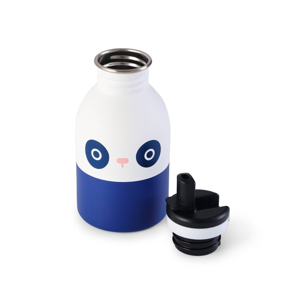 Stainless Steel Water Bottle - Ricebamboo Panda - Noodoll - Drinkware - Jade and May