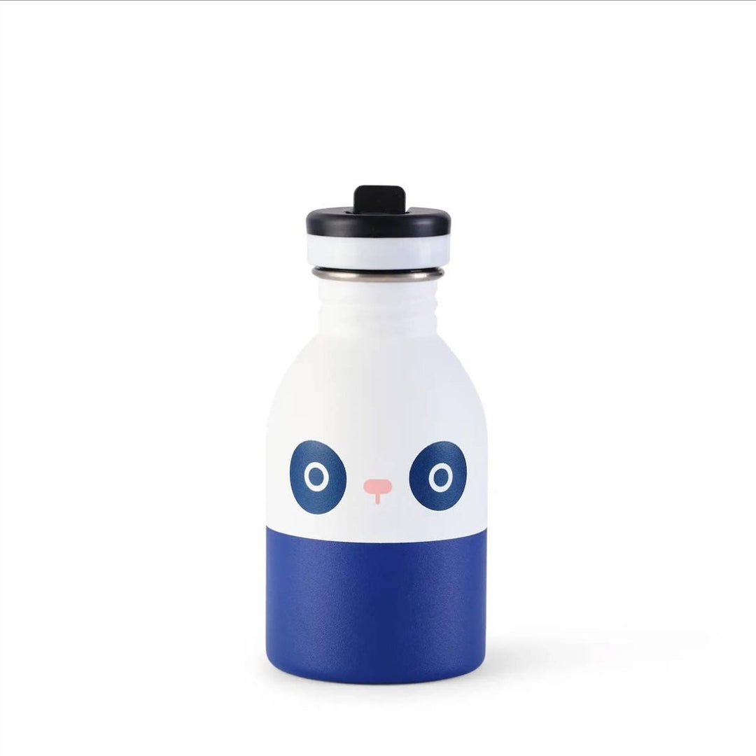 Stainless Steel Water Bottle - Ricebamboo Panda - Noodoll - Drinkware - Jade and May