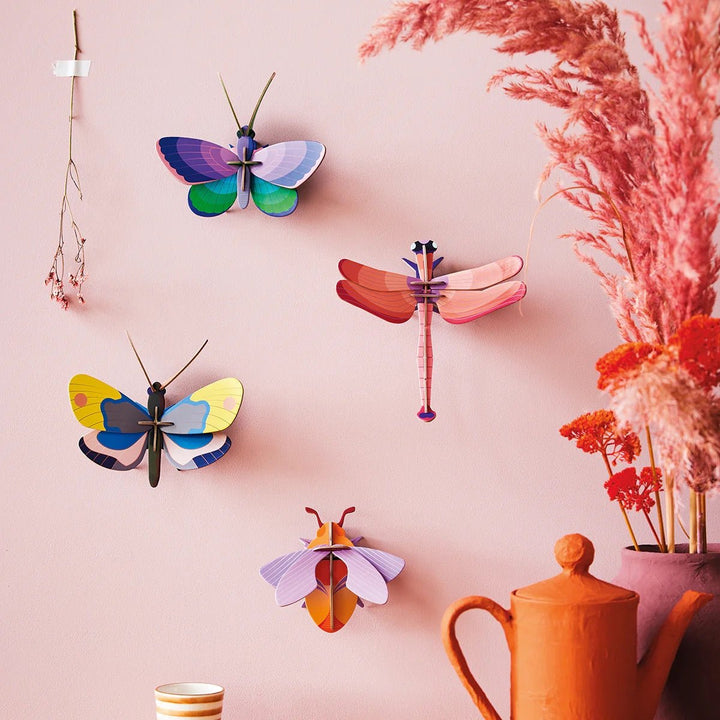 Studio Roof Wall Art: Blue Copper Butterfly-For the wall-Studio Roof