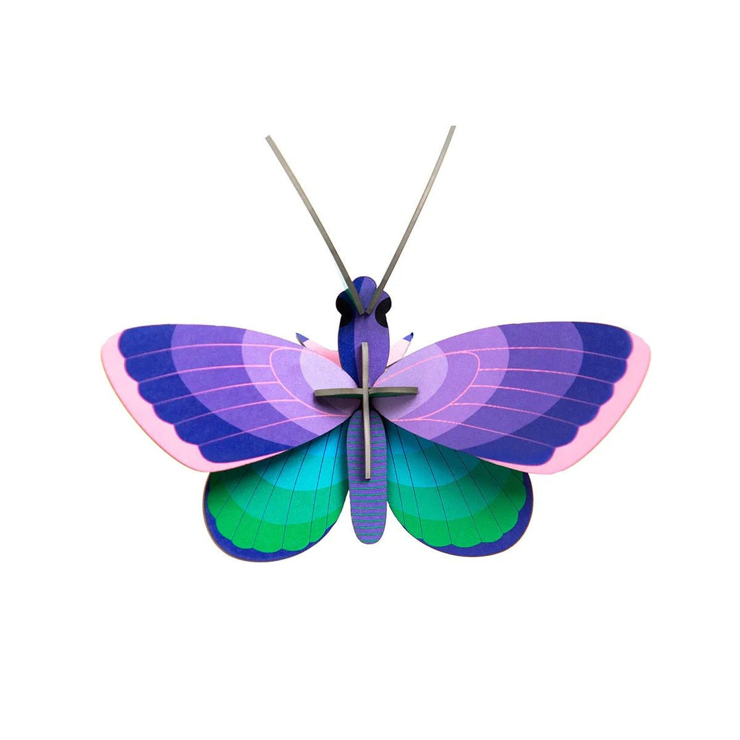 Studio Roof Wall Art: Blue Copper Butterfly-For the wall-Studio Roof
