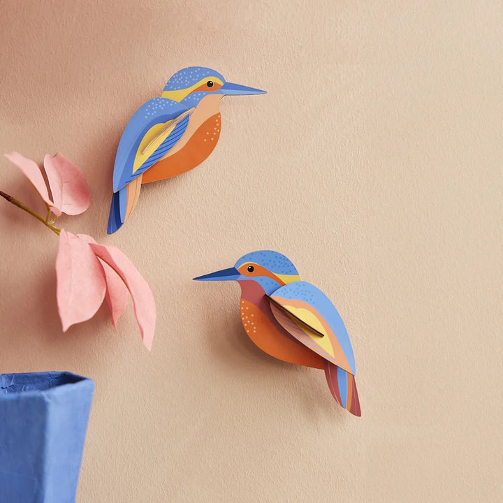 Studio Roof Wall Art: Kingfishers-For the wall-Studio Roof