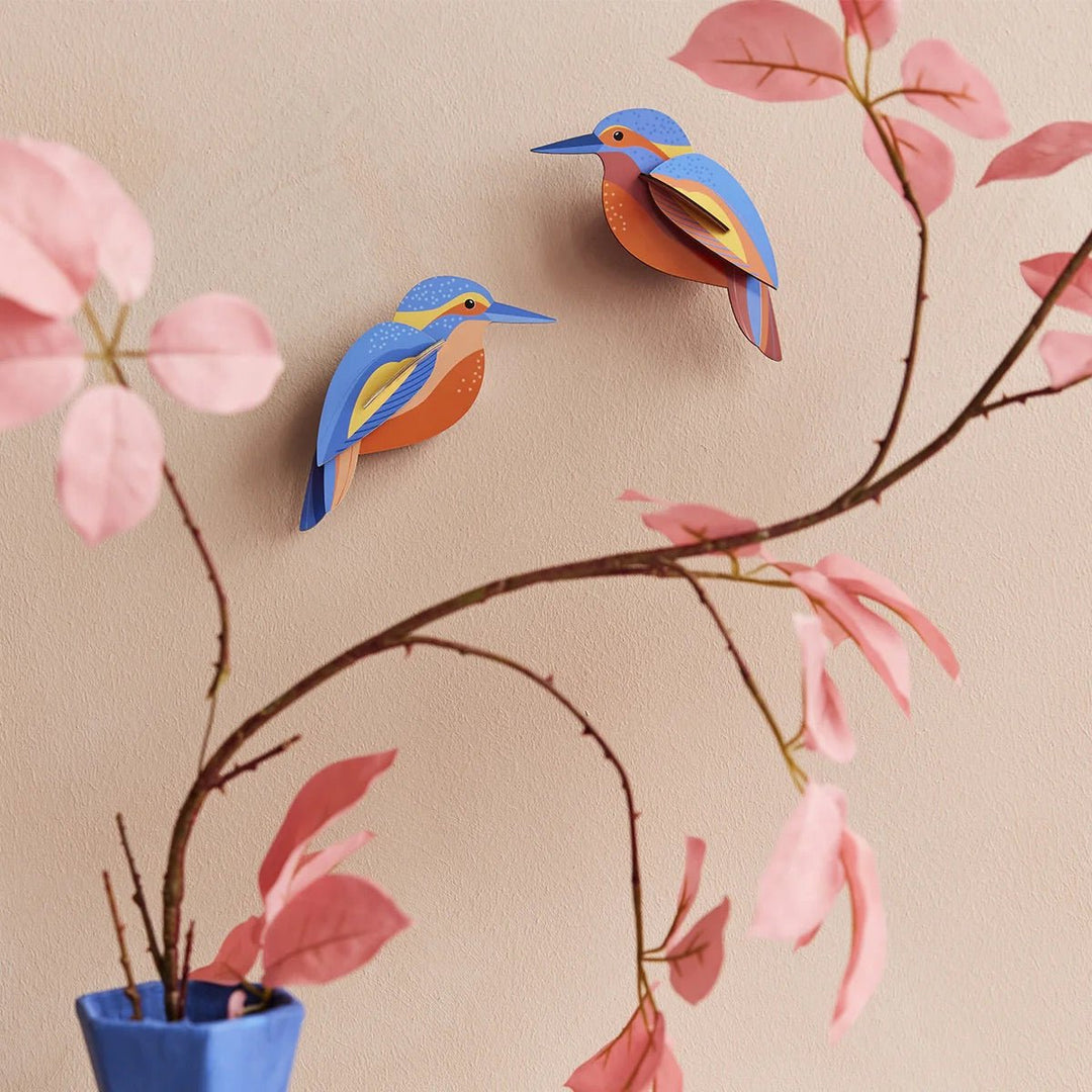 Studio Roof Wall Art: Kingfishers-For the wall-Studio Roof
