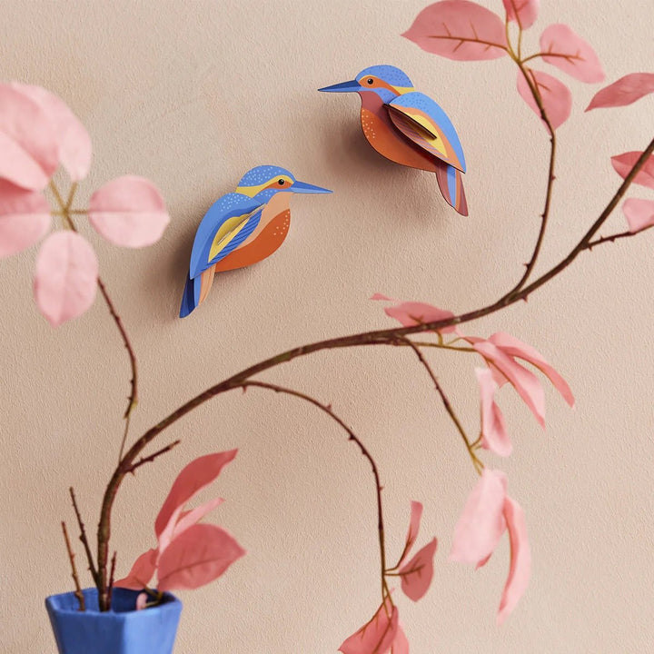 Studio Roof Wall Art: Kingfishers-For the wall-Studio Roof