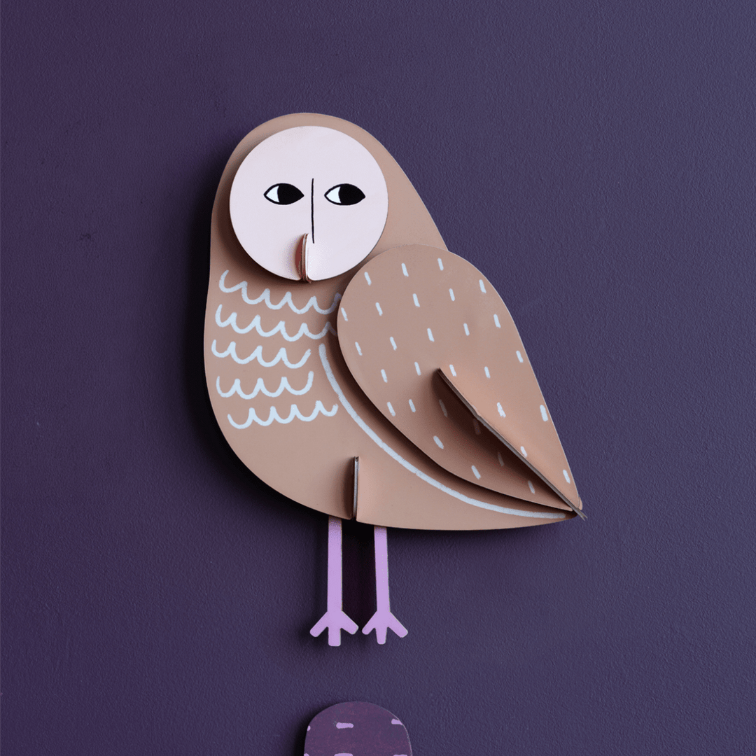 Studio Roof Wall Art: Otto Owl by Donna Wilson-For the wall-Studio Roof