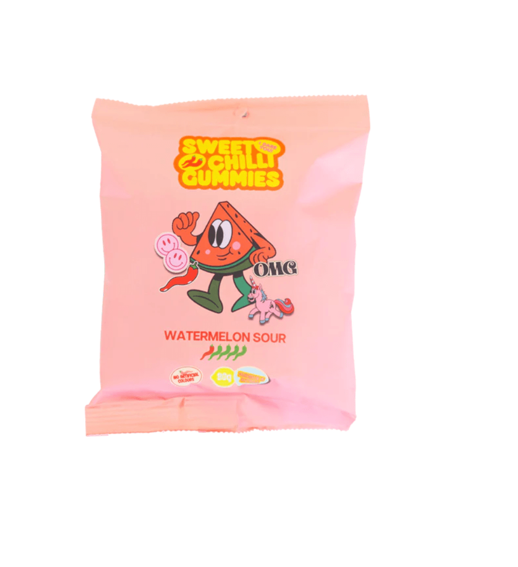Sweet Chilli Gummies - Watermelon Sour - Food and Drink