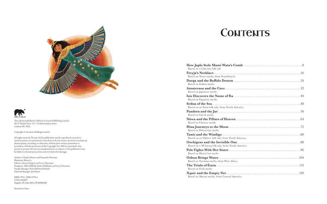 Tales of Myth & Magic for Fearless Girls | Kids Book - Childrens Books - Book