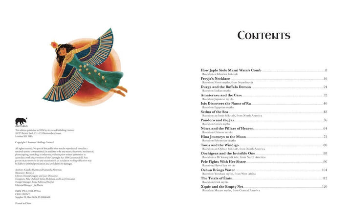 Tales of Myth & Magic for Fearless Girls | Kids Book - Childrens Books - Book