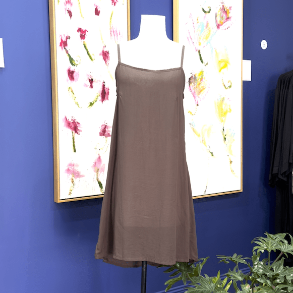 Tencel Nightie in Chocolate-Nightie-Jade and May Sleepwear