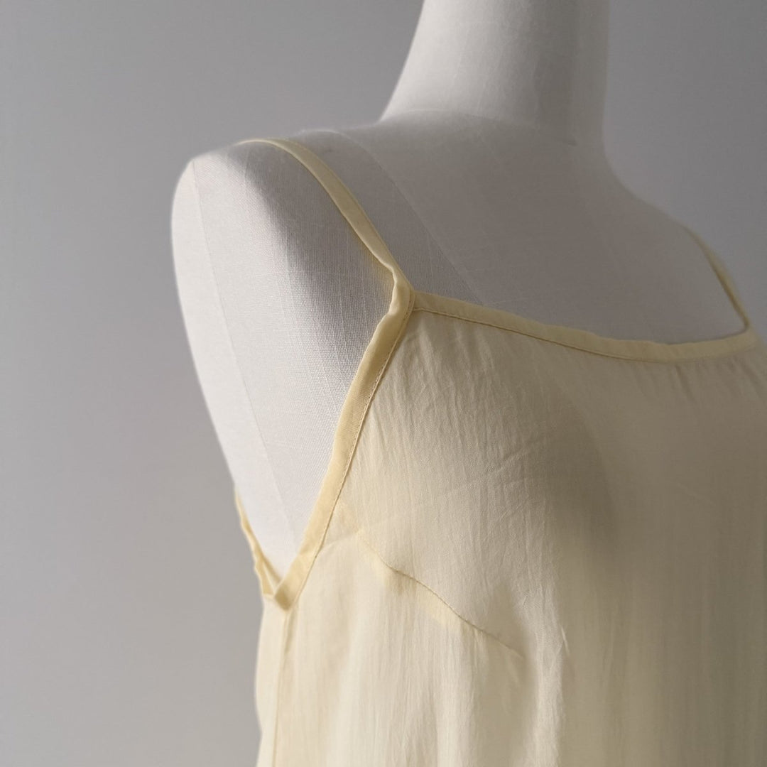 Tencel Nightie in Coconut Milk-Nightie-Jade and May Sleepwear