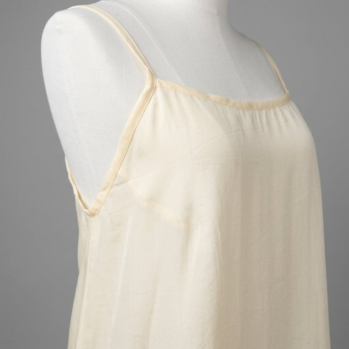 Tencel Nightie in Coconut Milk-Nightie-Jade and May Sleepwear