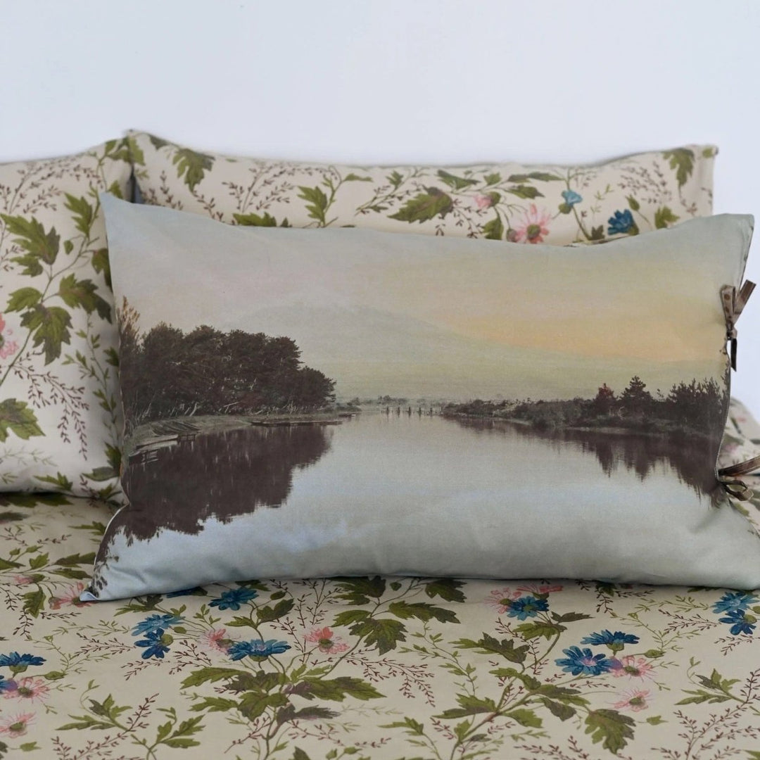 View of Mt Fuji Organic Cotton Pillowcase Set | Lazybones Australia-Pillow Case-Lazybones Australia