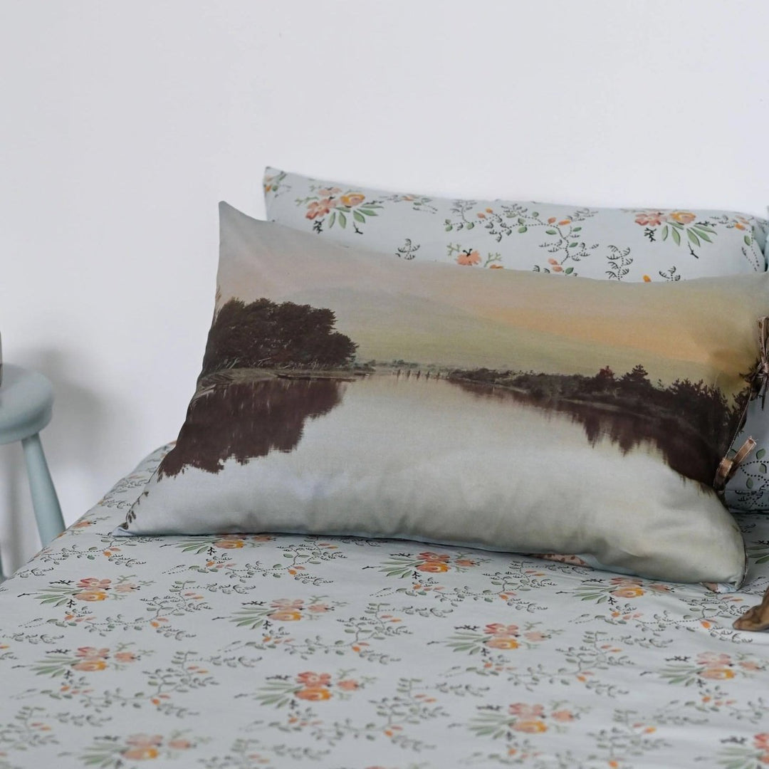 View of Mt Fuji Organic Cotton Pillowcase Set | Lazybones Australia-Pillow Case-Lazybones Australia