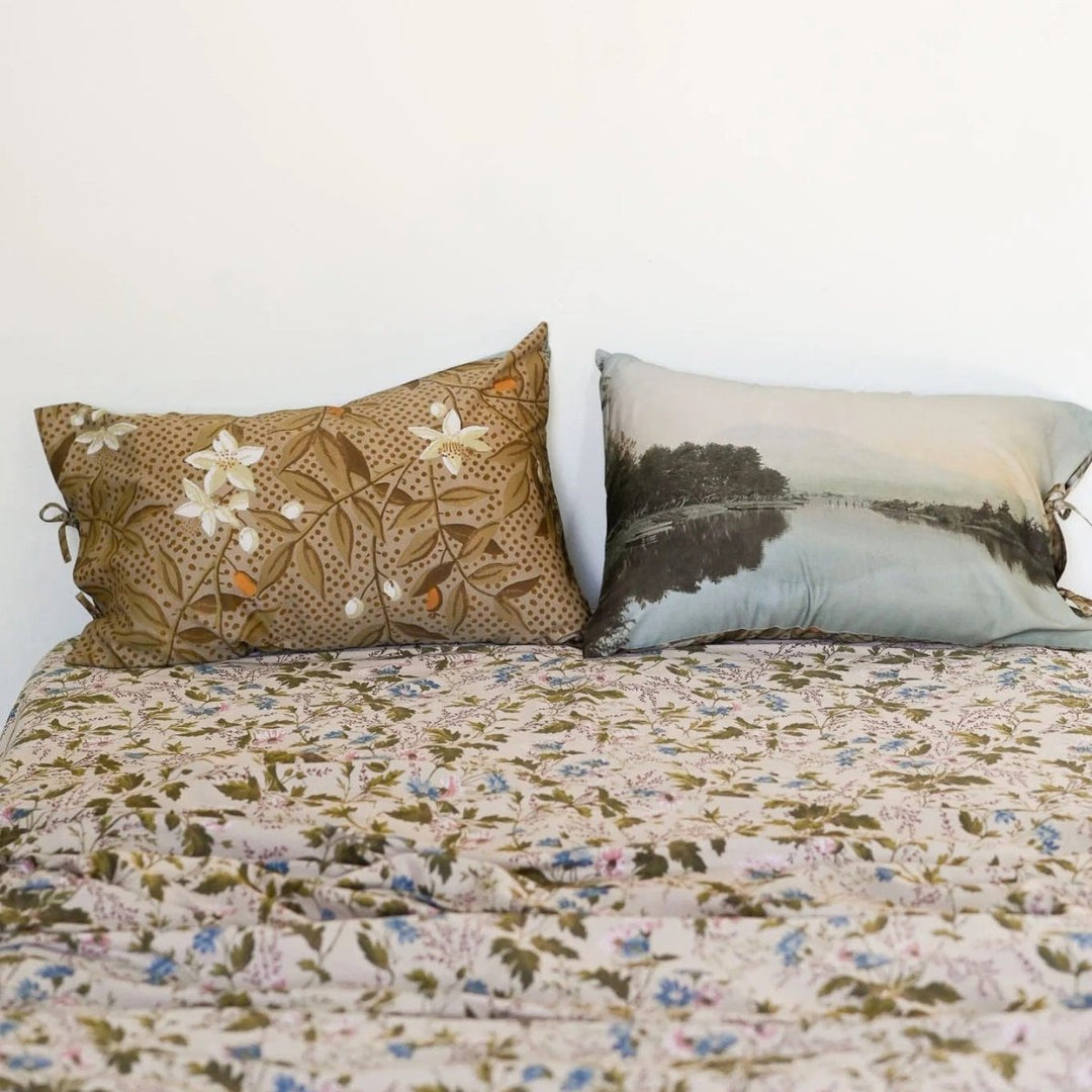View of Mt Fuji Organic Cotton Pillowcase Set | Lazybones Australia-Pillow Case-Lazybones Australia