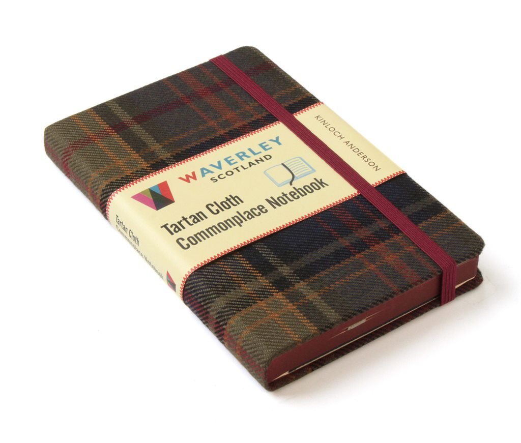 Waverley Tartan Cloth Notebook-Waverley-Notebook-Jade and May