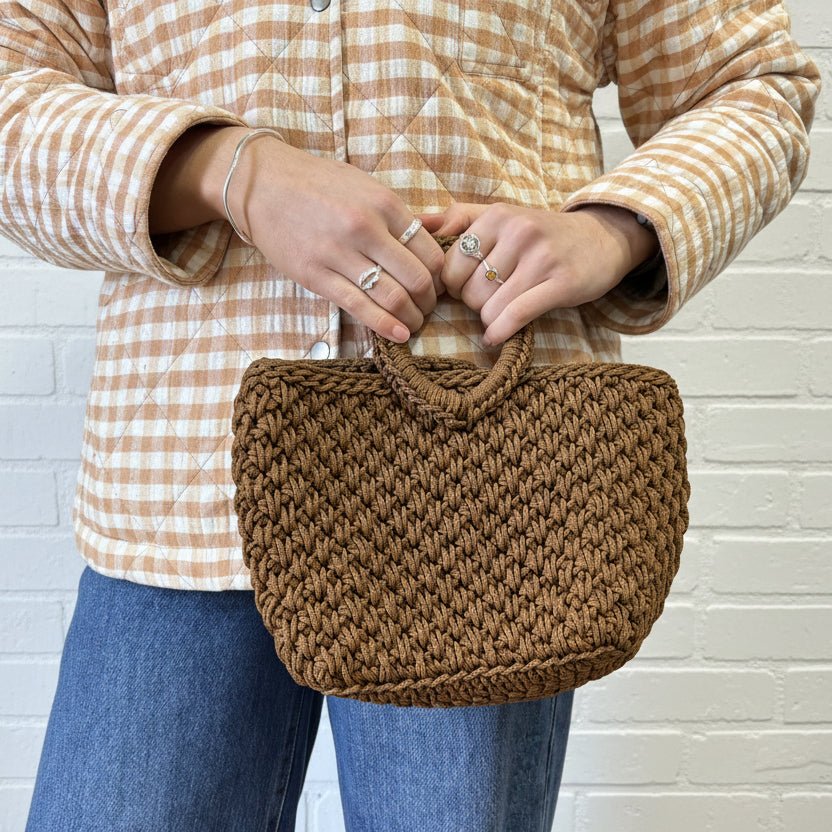 Woven Knit Handbag | Made in Morocco-Tote Bag-Jade and May Accessories