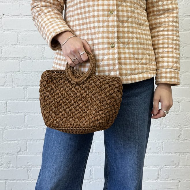 Woven Knit Handbag | Made in Morocco-Tote Bag-Jade and May Accessories