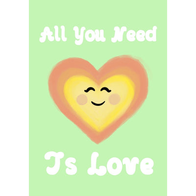 All You Need Is Love - Print | Kerrie Knuckey Art-Kerrie Knuckey Art-Kids Art-Jade and May