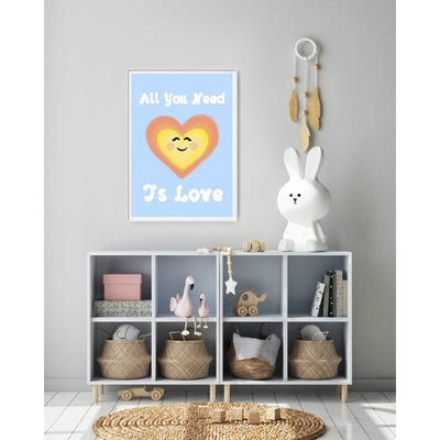 All You Need Is Love - Print | Kerrie Knuckey Art-Kerrie Knuckey Art-Kids Art-Jade and May
