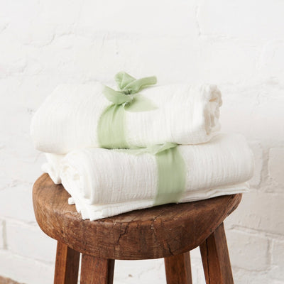 Baby Wrap Cotton - White | Jade and May-Jade and May-Baby Wrap-Jade and May