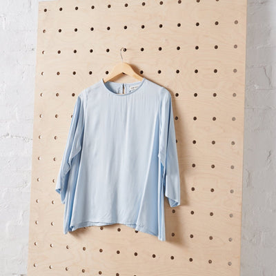 Bamboo Long Sleeve T-Shirt - Baby Blue-Jade and May-Separates-Jade and May