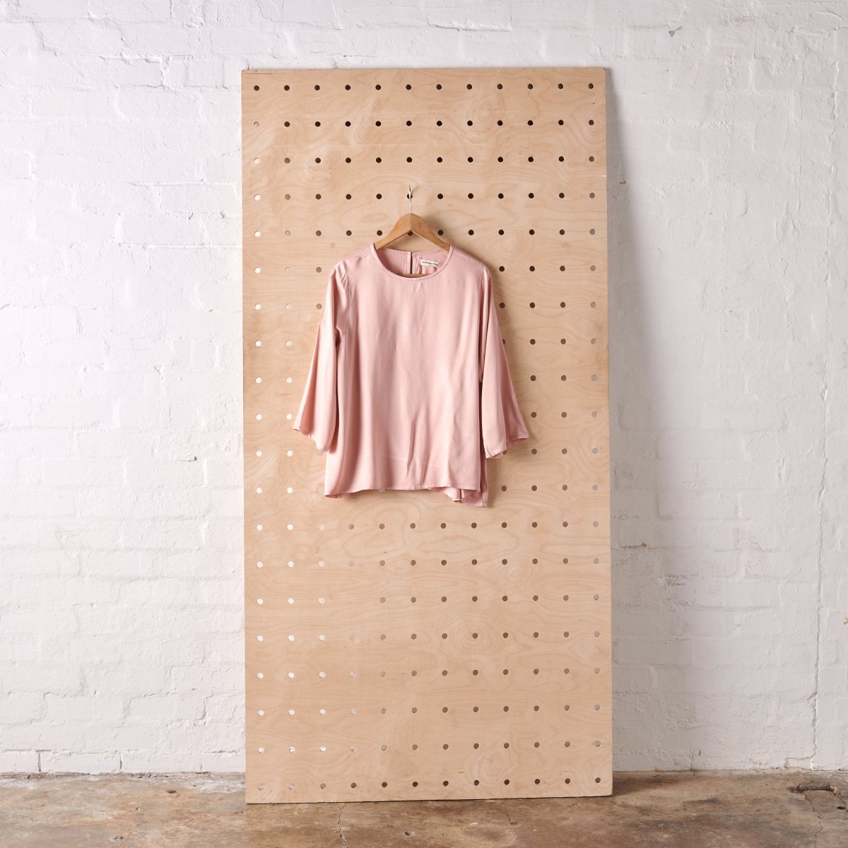 Bamboo Long Sleeve T-Shirt - Pink-Jade and May-Separates-Jade and May
