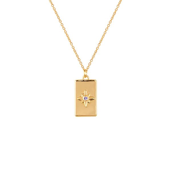 Birthstone Necklace - February-Zahar-Jewellery-Jade and May