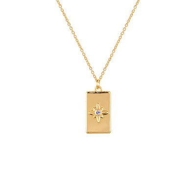 Birthstone Necklace - February-Zahar-Jewellery-Jade and May