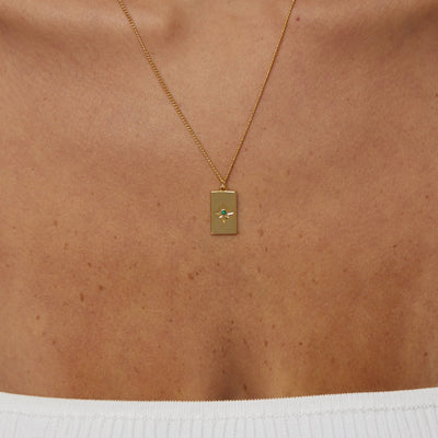 Birthstone Necklace - May-Zahar-Jewellery-Jade and May