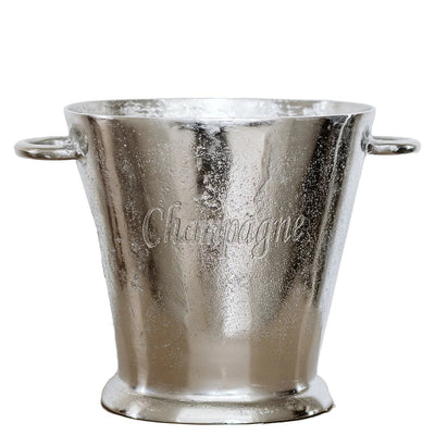 Champagne Bucket in Raw Nickel-Ruby Star Traders-Champagne Bucket-Jade and May