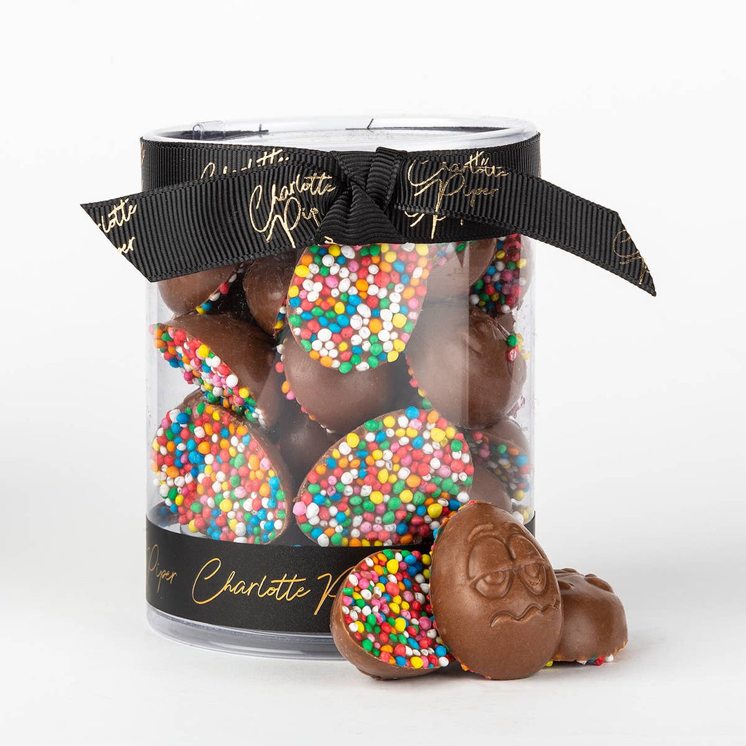 Charlotte Piper Emoji Eggs - Milk Chocolate with Sprinkles-Charlotte Piper-Chocolate-Jade and May