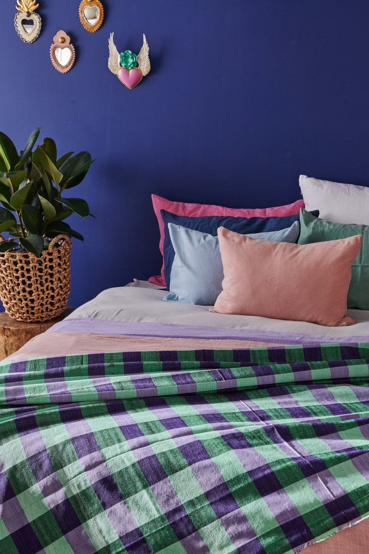 Checkered Tablecloth | 100% Cotton-Jade and May-Tablecloth-Jade and May