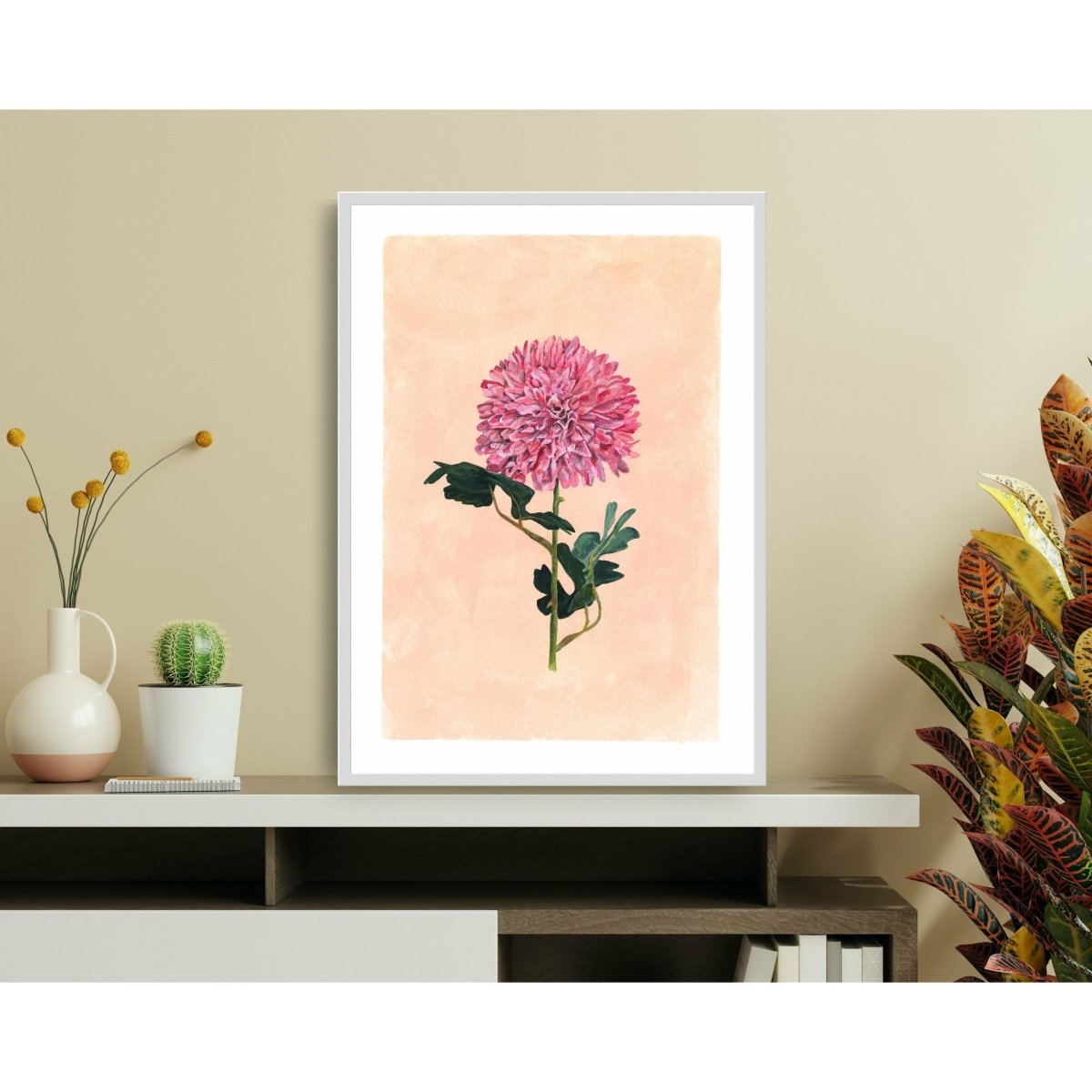 Chrysanthemum Print | Kerrie Knuckey Art-Kerrie Knuckey Art-Australian Art-Jade and May