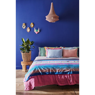 Colourful Cushion - Baby Blue Cord-Jade and May-Cushion Cover-Jade and May