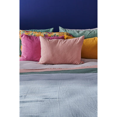 Colourful Cushion - Pink Cord-Jade and May-Cushion Cover-Jade and May