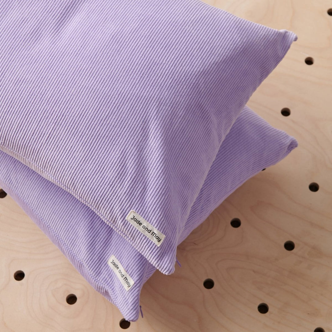 Colourful Cushion - Purple Cord-Jade and May-Cushion Cover-Jade and May