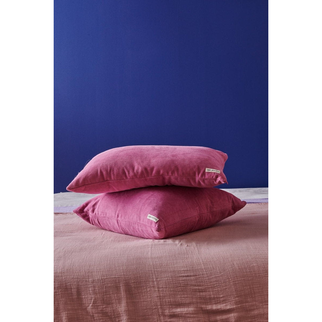 Colourful Cushion in Fuchsia Cord - Cushion Cover