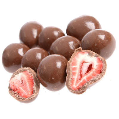 Freckleberry Milk Chocolate Freeze Dried Strawberries-Freckleberry-Chocolate-Jade and May