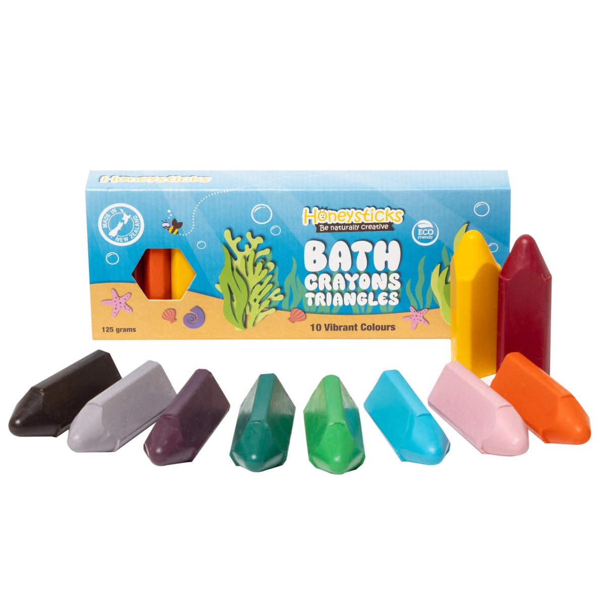 Honeysticks Bath Crayons - Triangles | Kids Bathtime-Honeysticks-Kids Art Supplies-Jade and May