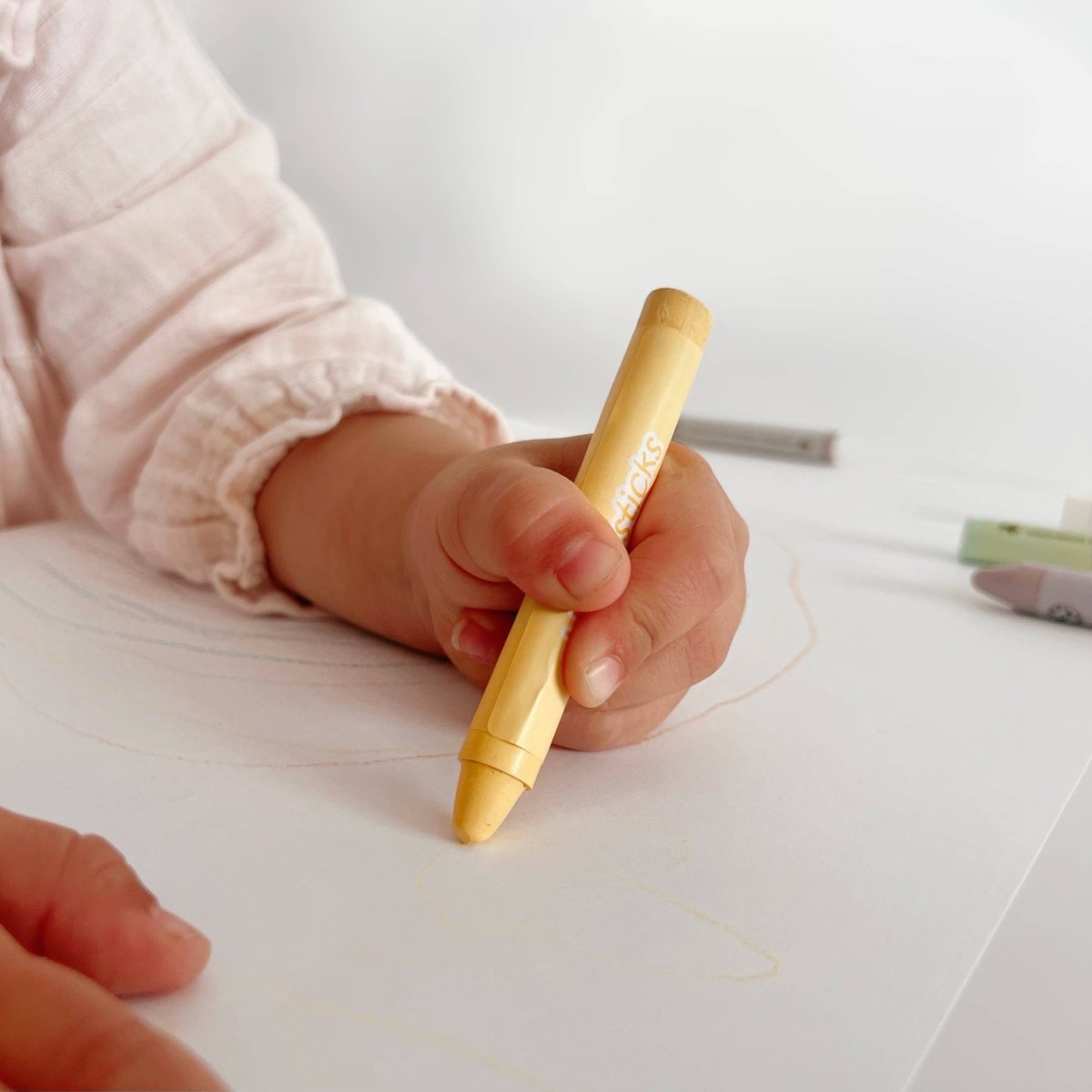 Honeysticks Jumbo Crayons – Pastel | Kids Art Supplies-Honeysticks-Kids Art Supplies-Jade and May
