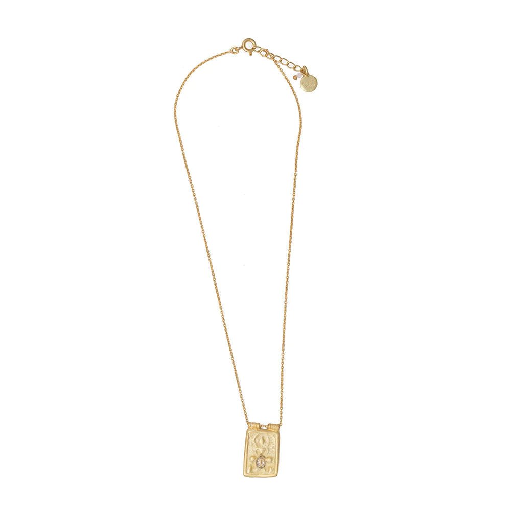 Kali Gold Pendant Necklace by Rubyteva Designs-RubyTeva Designs-Jewellery-Jade and May