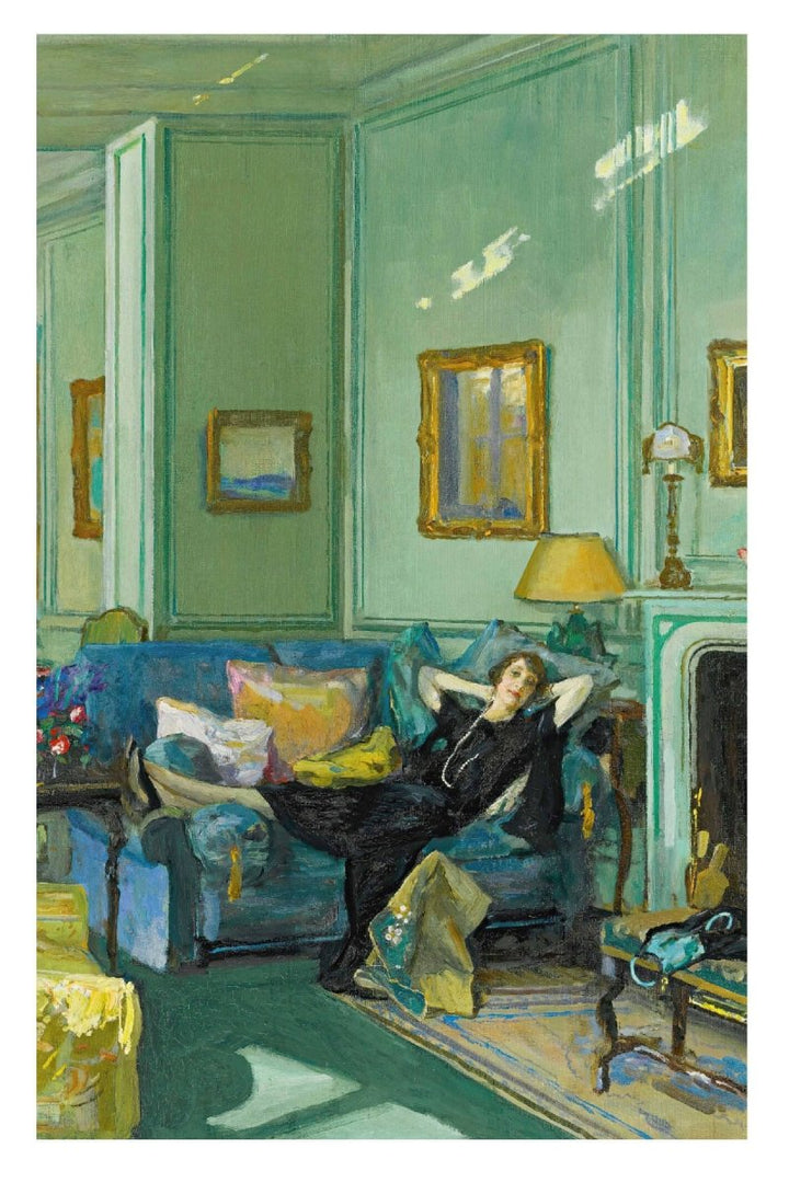 Lazybones Greeting Card - Mrs Osler - Greeting Card