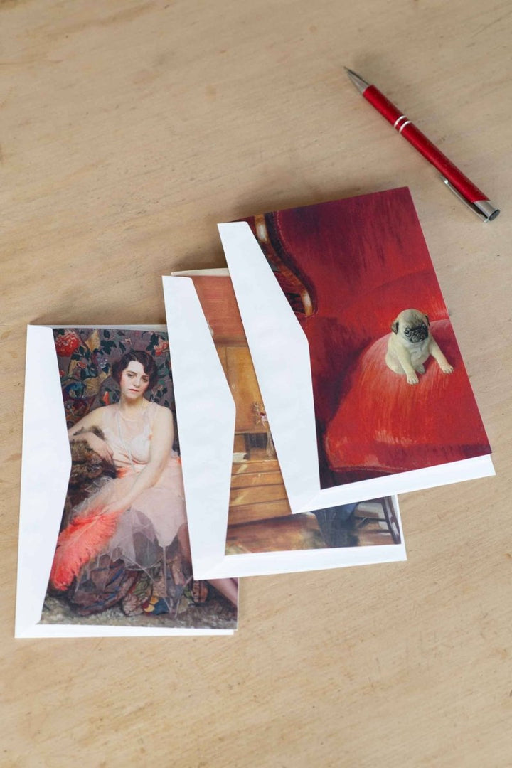 Lazybones Greeting Card - Mrs Osler - Greeting Card