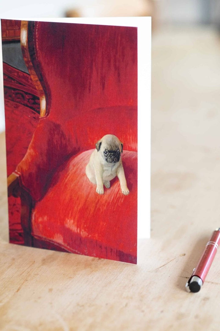 Lazybones Greeting Card - Siegfried - Greeting Card