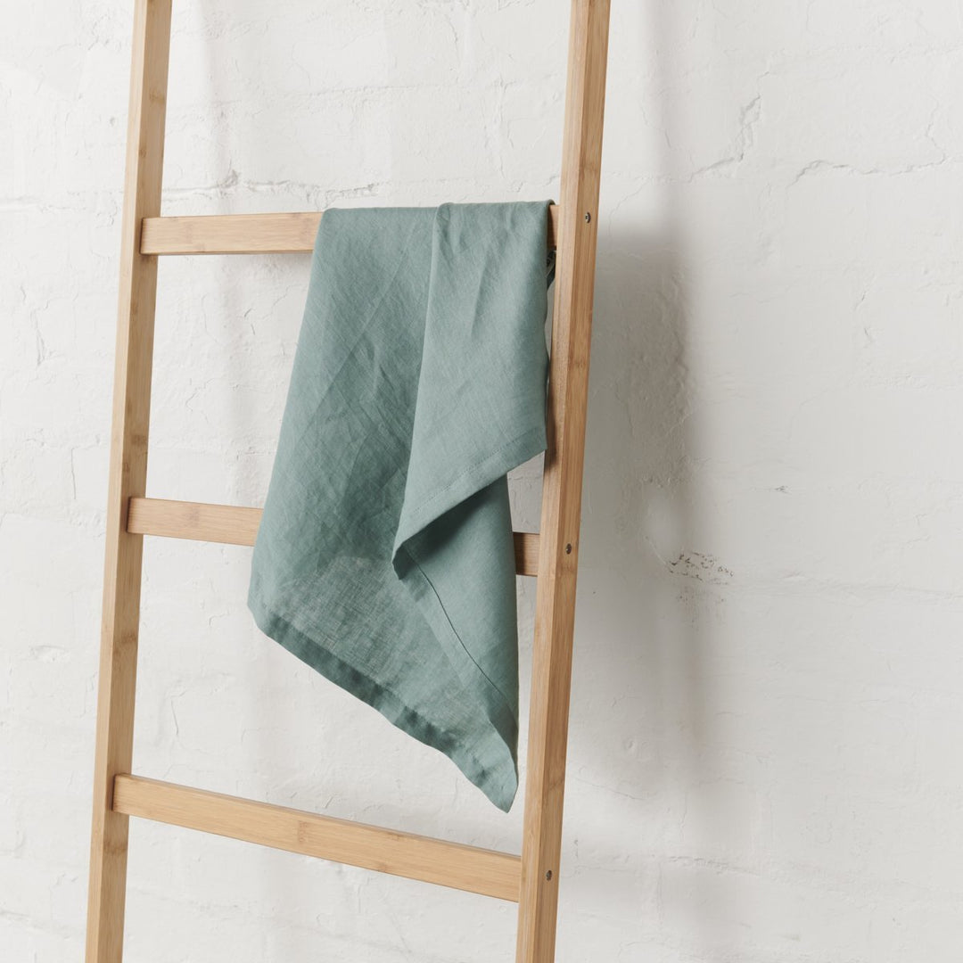 Linen Tea Towel - Sage Green-Jade and May-Tea Towel-Jade and May