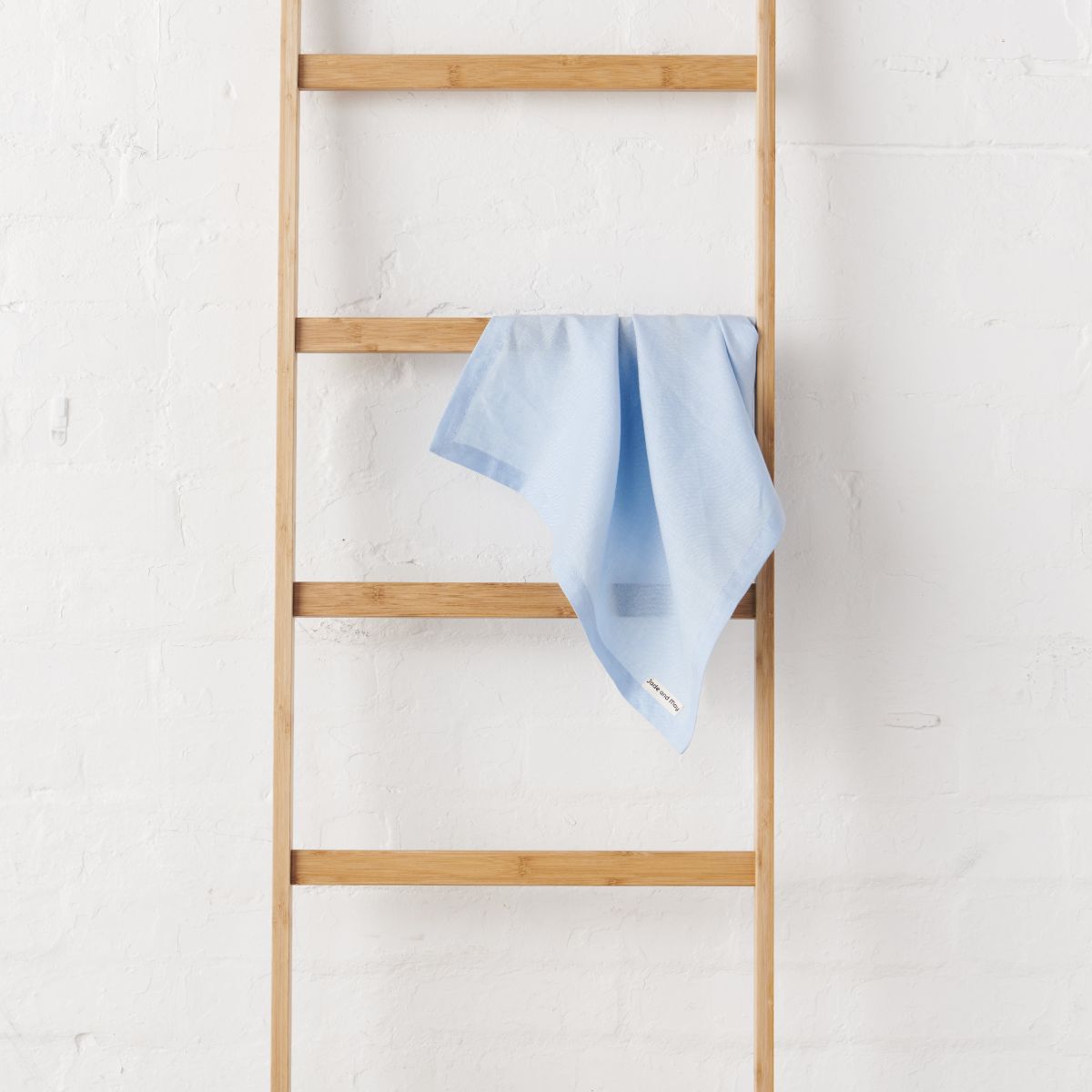 Linen Tea Towel - Sky Blue-Jade and May-Tea Towel-Jade and May