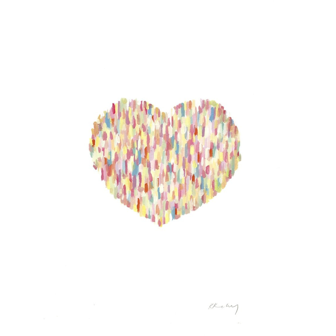 Love Loves Limited Edition Print | Kerrie Knuckey Art-Kerrie Knuckey Art-Art-Jade and May