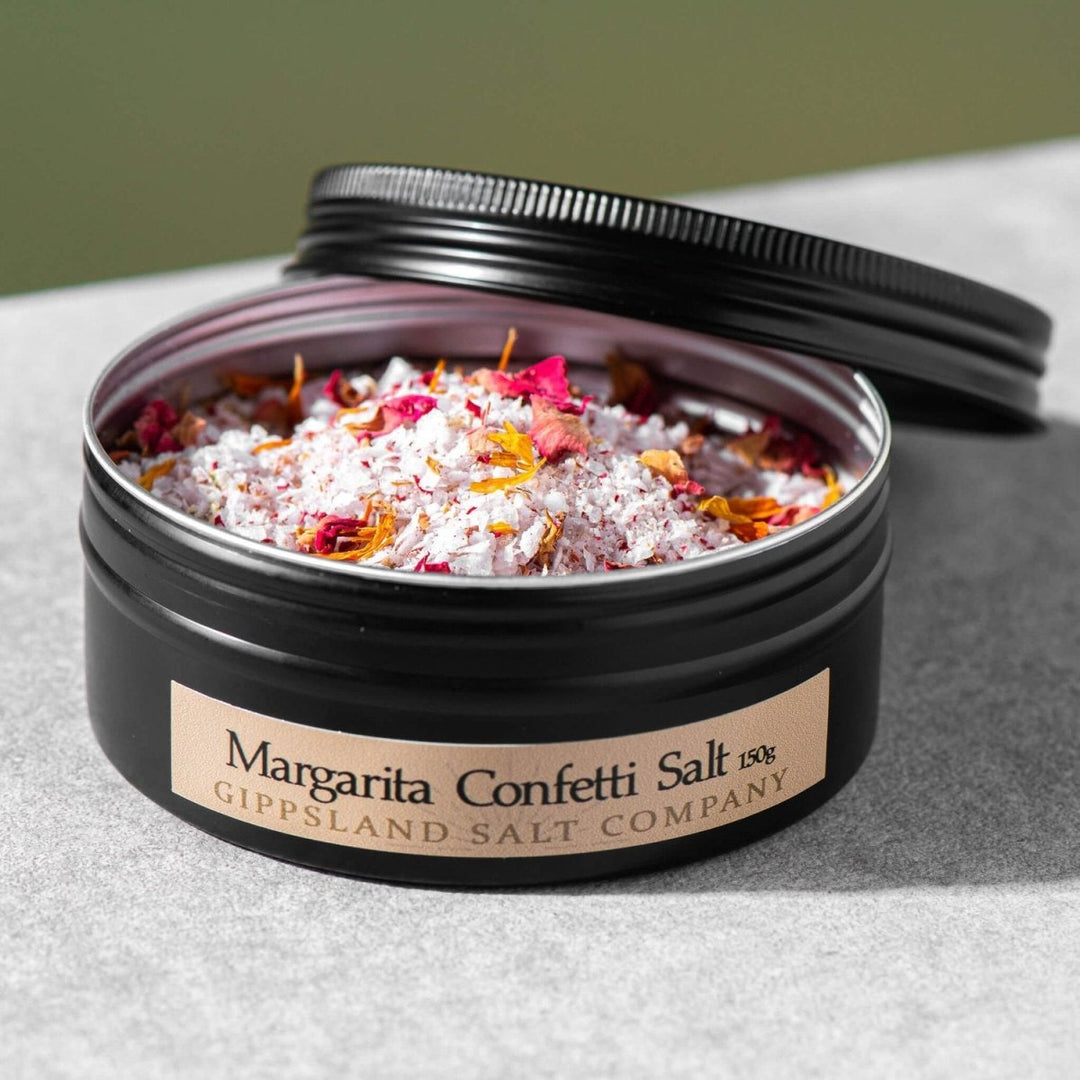 Margarita Confetti Cocktail Salt | Gippsland Salt Company-The Cocktail Cart-Cocktail Garnish-Jade and May